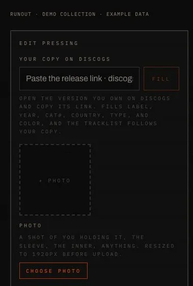 Pressings, condition grades & purchase details